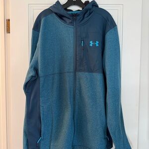 Under Armour ColdGear Black and Blue Jacket